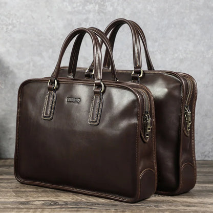 14 2-Inch Computer Leather Large-Capacity Men S Bag