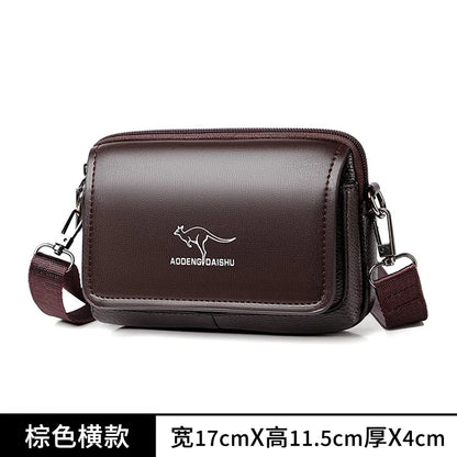 Male Mobile Phone Key Integrated Cross-Body Bag Business Large Capacity Shoulder