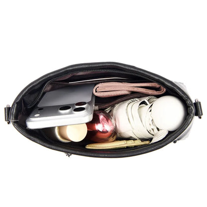 Retro Leather Crossbody Bag for Women – Elegant Shoulder Purse