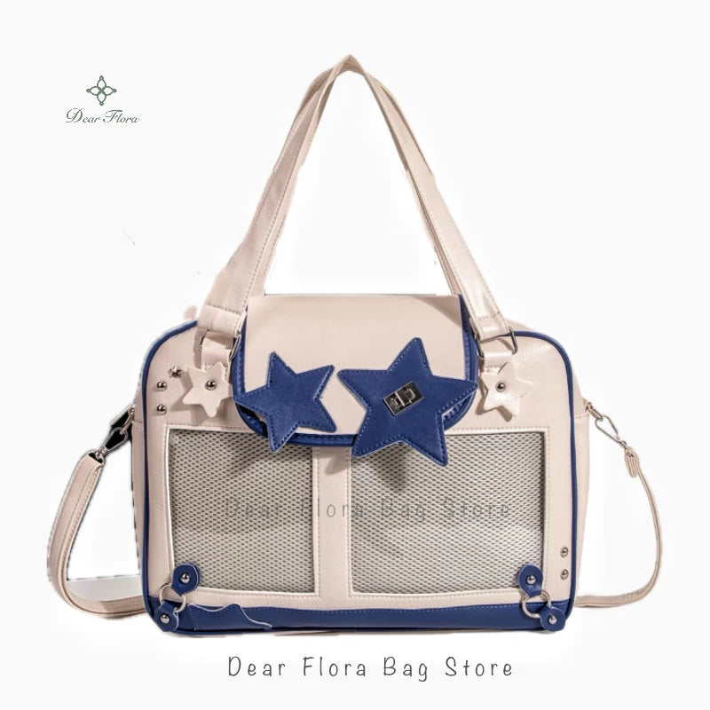 Star Ita Bag – Y2K Lolita Crossbody with Transparent Window