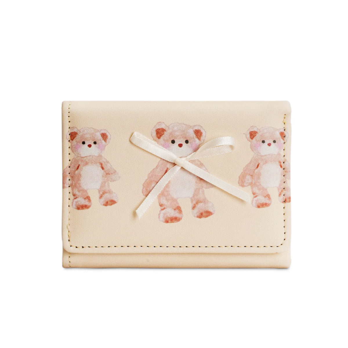 Cartoon Cute Three-Fold Multi-Functional Student Loose Change Card Holder Wallet