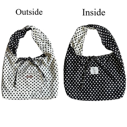 Casual Simple Polka Dots Japanese Korean Ins Modern Small Leopard Print Messenger Bag Single