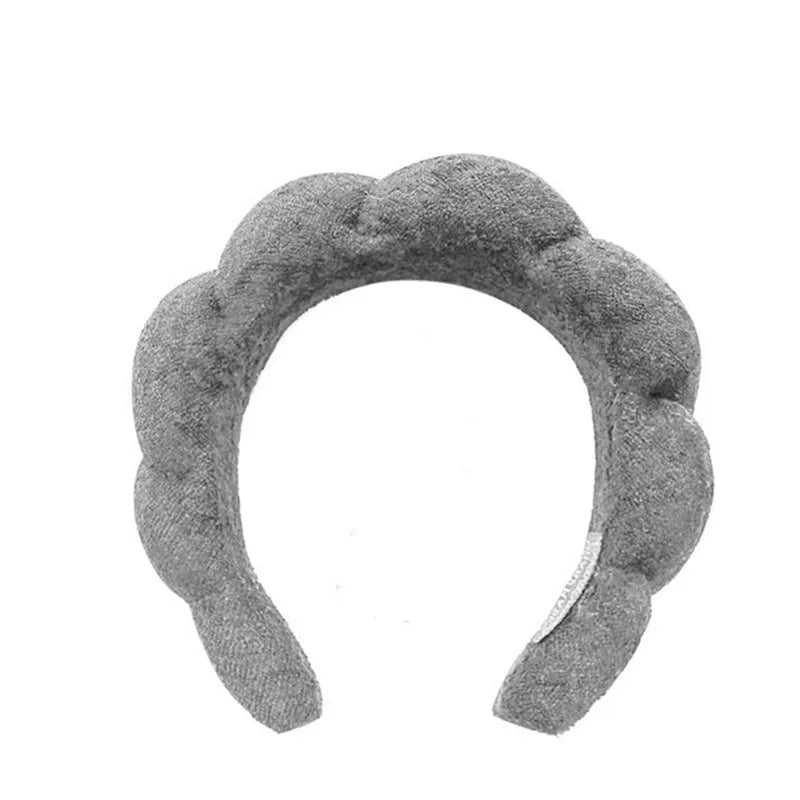 Puffy Spa Headband – Fluffy Terry Cloth Face Wash Hair Hoop