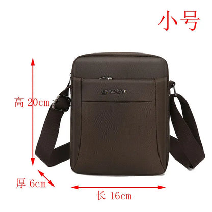 Single-Shoulder Bag Men Oxford Fabric Crossbody Cash Register Bag Women