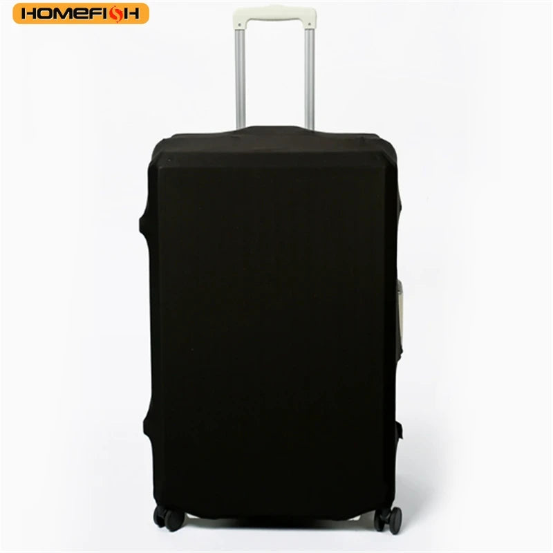 Homefish Solid Color Elastic Suitcase Dust Protector Cover