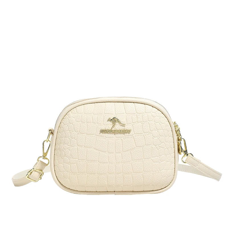 Crocodile PU Leather Women's Crossbody Bag – Light Luxury Shoulder Handbag