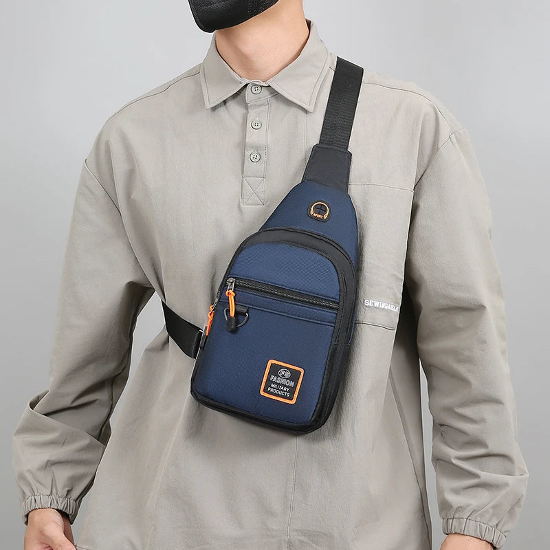 Men's Crossbody Chest Bag – Large Capacity Outdoor Sling Pack
