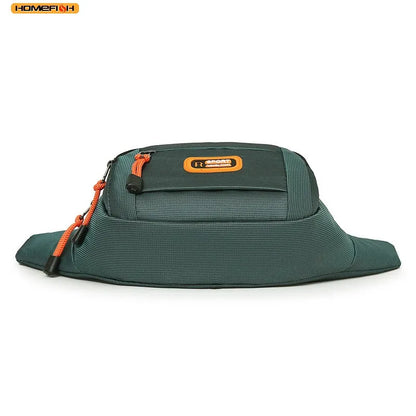 Homefish Unisex Waist Bag Multifunctional Large Capacity Splash Resistant Wear Worksite Outdoor