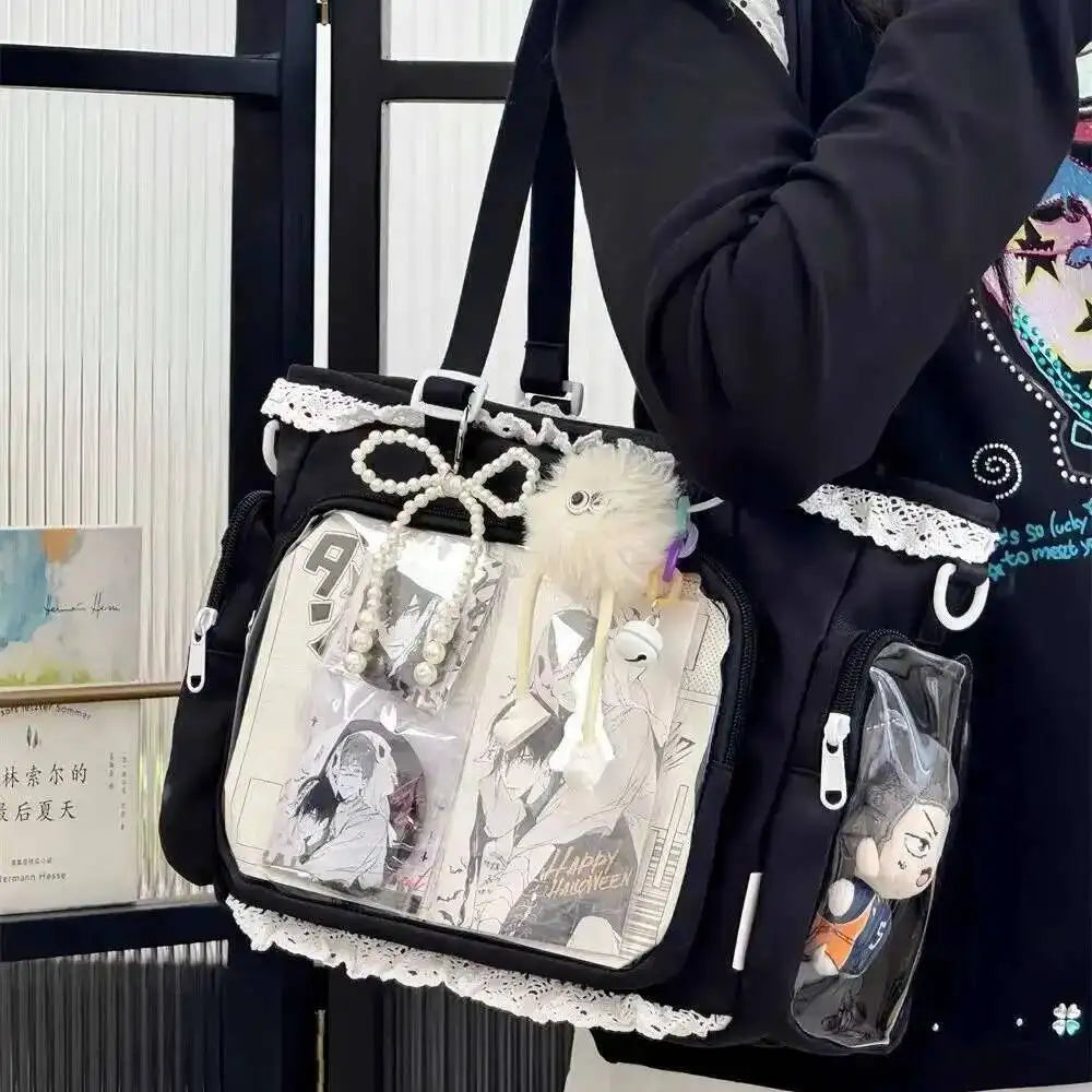 Ita Bag Transparent Window Tote for Anime & Lolita Fans