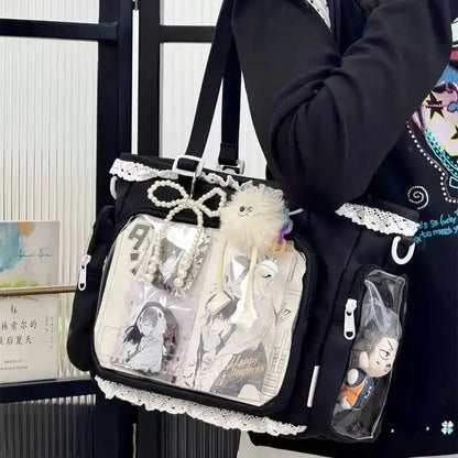 Ita Bag Transparent Window Tote for Anime & Lolita Fans