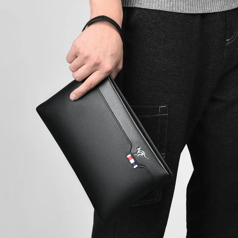Men S Business Hand-Held Bag Large-Capacity Envelope Bag