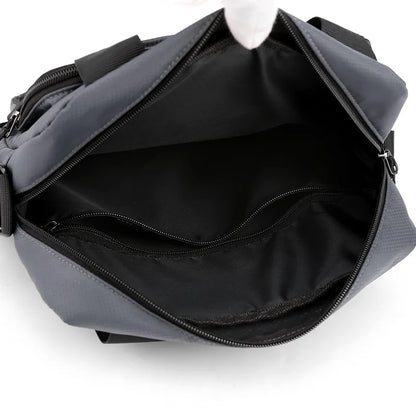 Simple Fashionable Men S Large-Capacity Crossbody Casual Water-Resistant Sailor Shoulder Bag