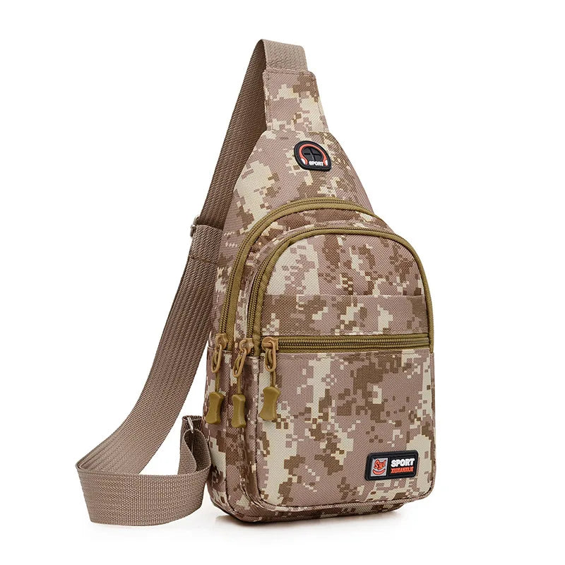 Camo Sling Chest Bag for Men – Outdoor Crossbody Pack