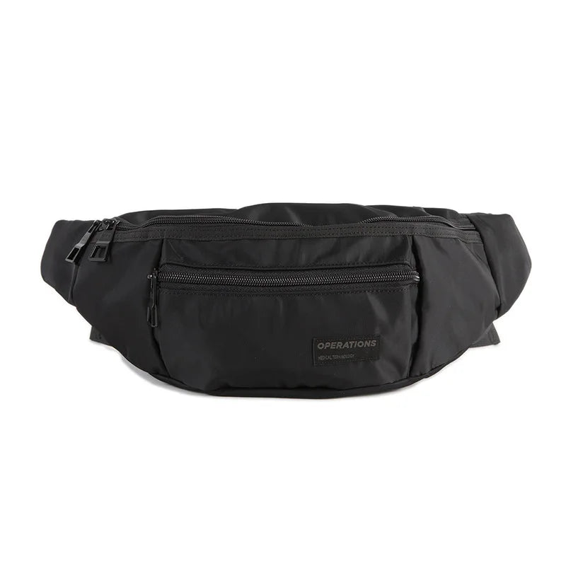 Men S Chest Bag Made Oxford Fabric Casual Fashionable Waist Bag Waterproof Outdoor Sports Crossbody