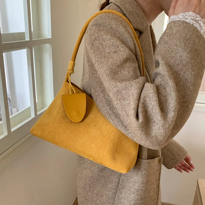 Small Underarm Shoulder Bag for Women – Retro PU Leather Hobo