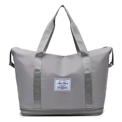 Double Extended Large Capacity Travel Bag Dry Wet Separation Lightweight Storage Student Luggage