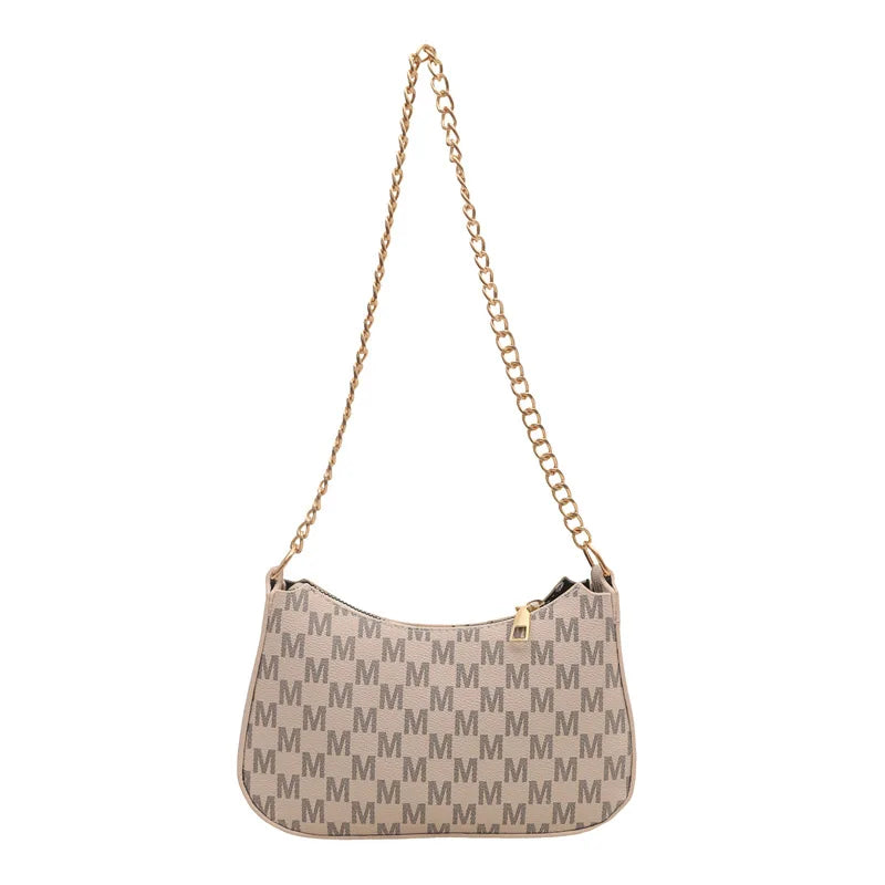Vintage Square Handbag – Crossbody Messenger Bag with Adjustable Strap for Women