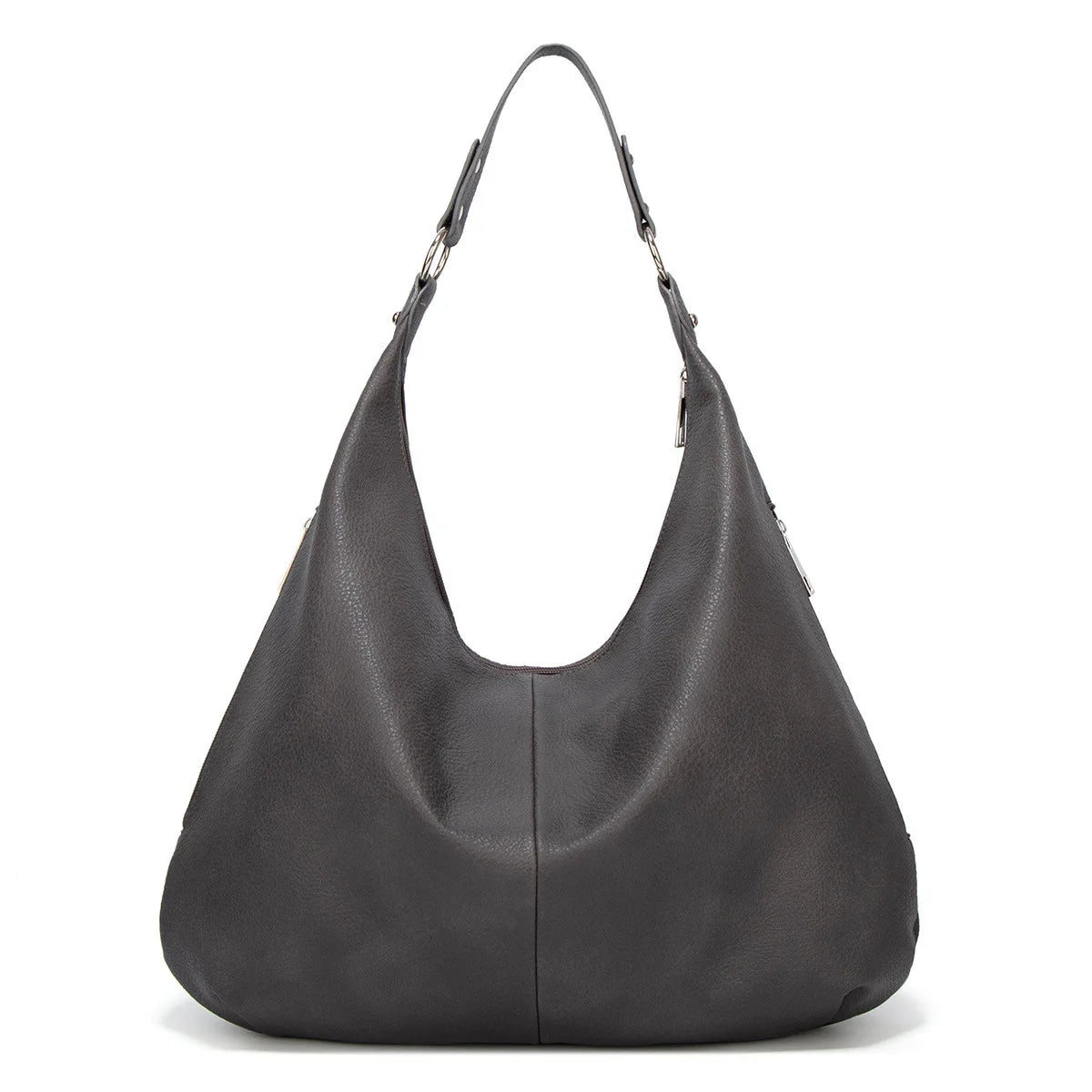 Large Capacity Shoulder Tote Bag – Vintage Faux Leather Women's Hobo Bag