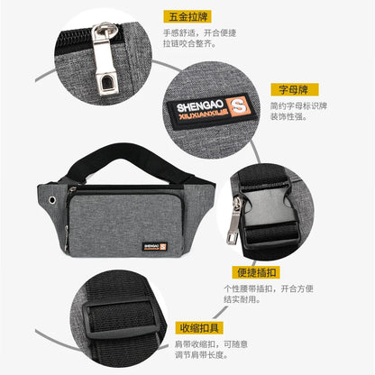 Sports Fanny Pack Women Mobile Phone Storage Men Multifunctional Running Fitness Outdoor Leisure