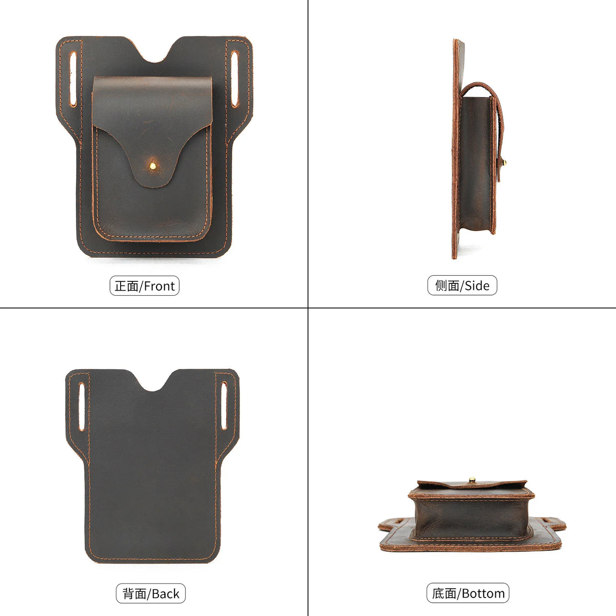 Men S Mobile Phone Storage Waist Hanging Wallet Multifunctional Tools Outdoor Site Real Belt Cover