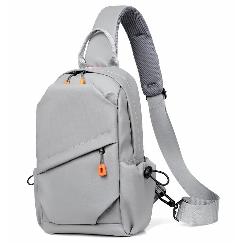 Men S Women Waterproof Film Large-Capacity Chest Bag Cross-Body Shoulder Backpack Leisure