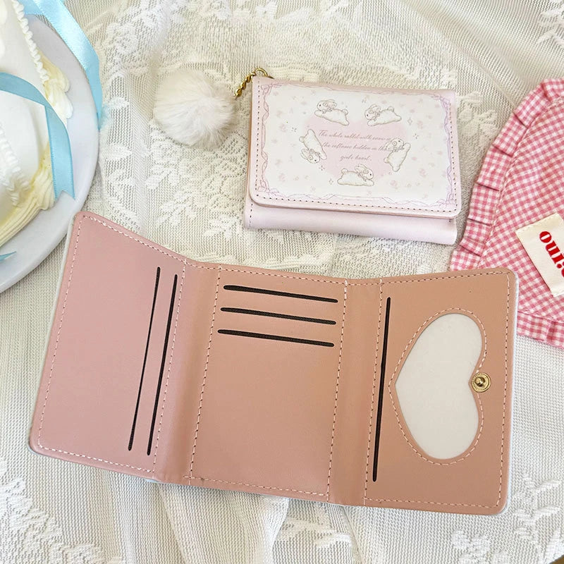1 Pcs Cute Pu Leather Coin Purse Cartoon Waterproof Card Wallets Credit Holoder Students Change