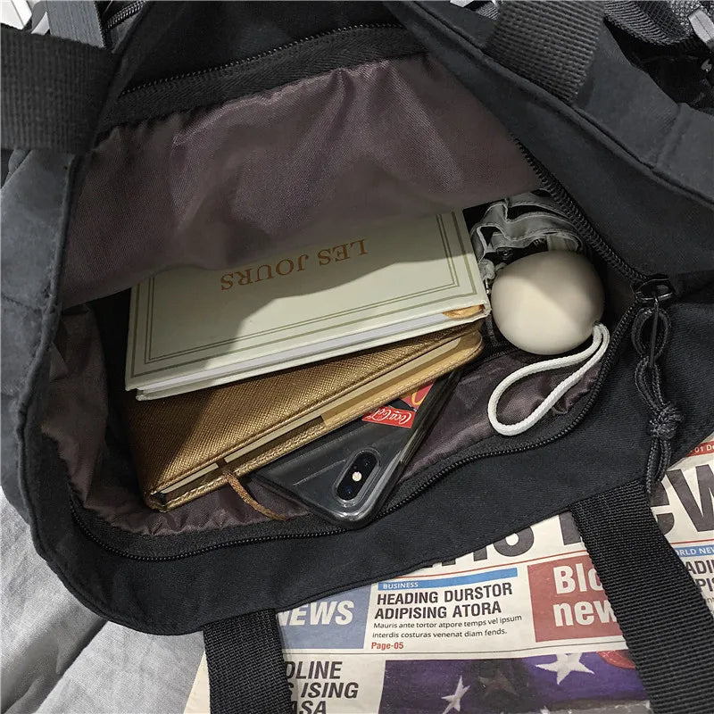 Oxford Women Handbags Messenger Bag Reflect Light Men Crossbody Bags Ladies Large Capacity Shoulder