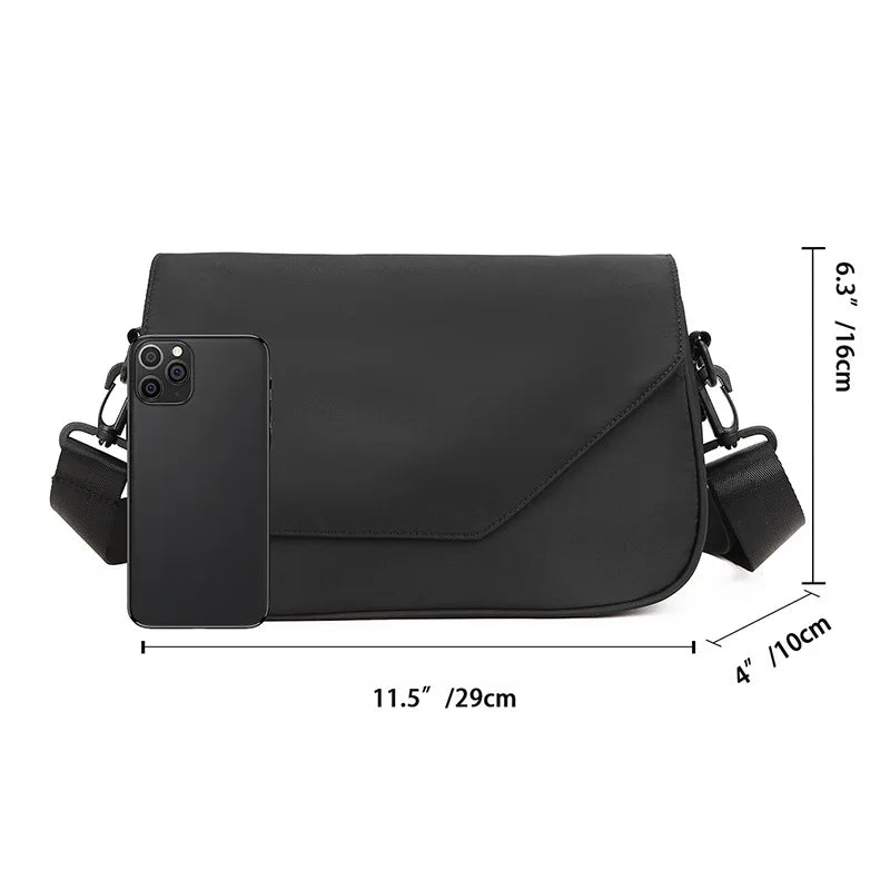 Simple Oxford Fabric Single-Shoulder Bag Men Large-Capacity Casual Sporty Fashionable