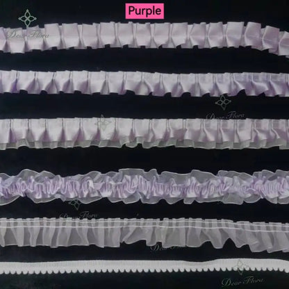 Decorative Ruffle Lace Trim Ribbon for Ita Bag DIY