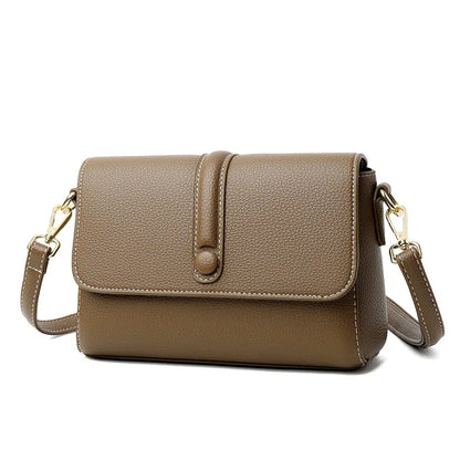 Square commuter large capacity multi-function multi-layer multi-zipper women shoulder crossbody bag