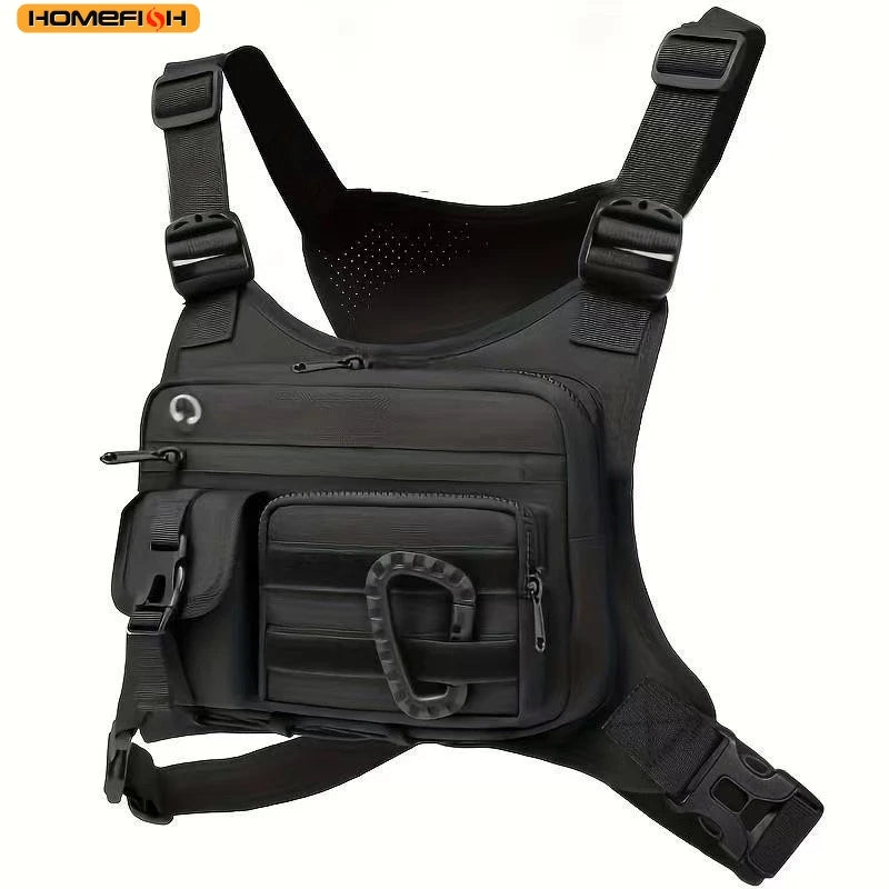 Homefish Outdoor Chest Bag Men Women Tactical Vest Running