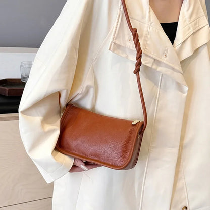 Genuine Leather Women's Crossbody Shoulder Bag