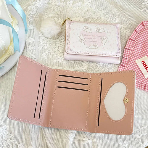 1 Pcs Cute Pu Leather Coin Purse Cartoon Waterproof Card Wallets Credit Holoder Students Change