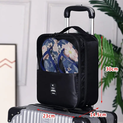 Travel Shoe Storage Bag – Portable Dustproof Shoe Organizer for Luggage