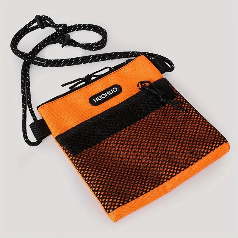 Sports Mesh Crossbody Phone Bag Cycling Mini Shoulder Bag