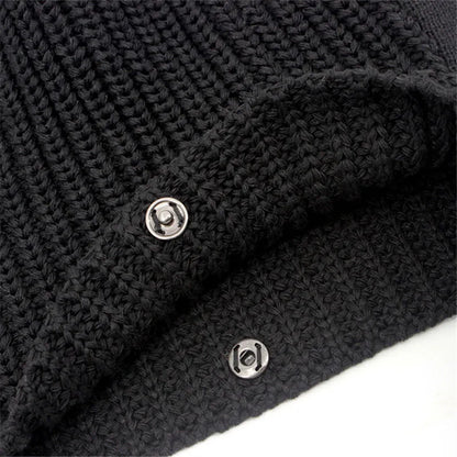 Solid Color Knitted Bag Versatile Underarm Shoulder Women