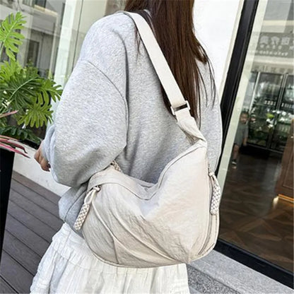 Nylon Dumpling Crossbody Bag – Large Capacity Shoulder Bag