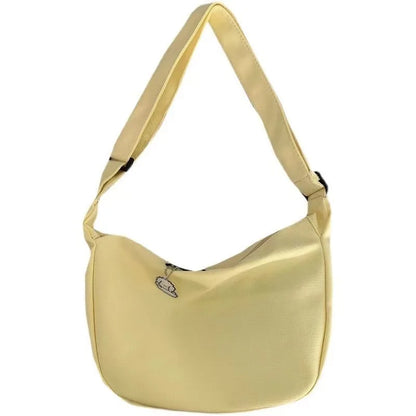 Minimalist Nylon Hobo Bag – Lightweight Adjustable Strap Crossbody