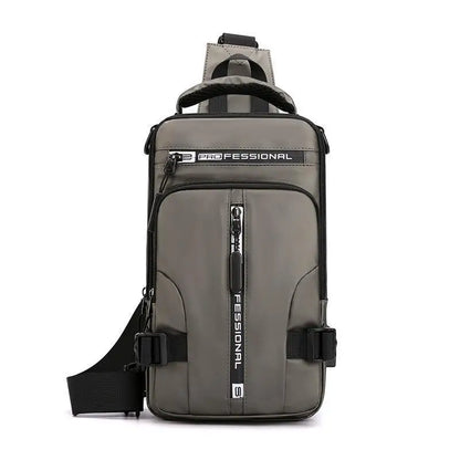 Men Multifunctional Chest Bag Convertible Crossbody Shoulder Backpack