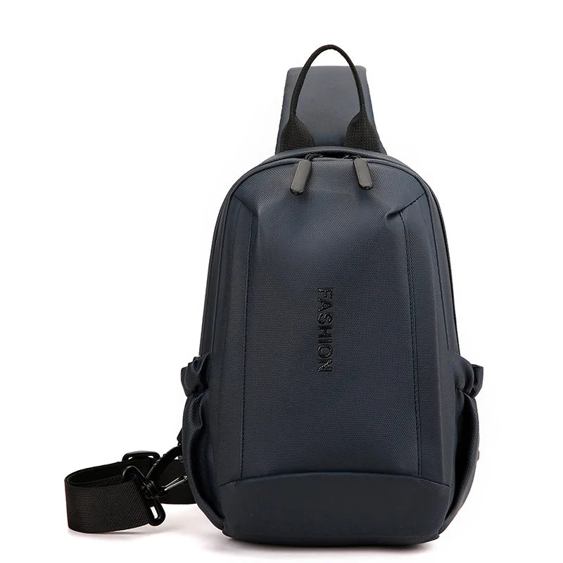 Multifunctional Men S Chest Bag Large Capacity Simple Light One Shoulder Foreskin Membrane
