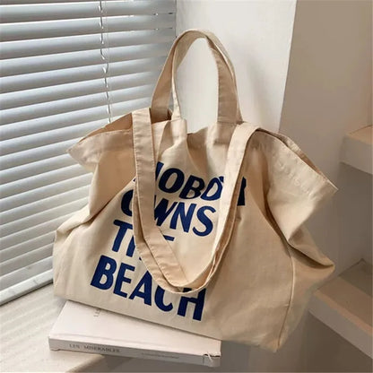 Canvas Tote Bag for Women – Large Capacity Graphic Shoulder Shopper