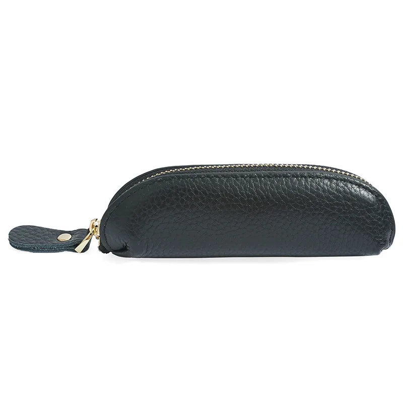 Leather Mini Coin Purse Long Cute Zipper Bag Ladies Cowhine Small