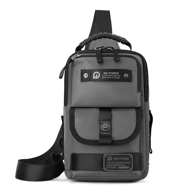 Men S Sports Cycling Shoulder Bag Leisure Outdoor Diagonal Span Large Capacity Multifunctional