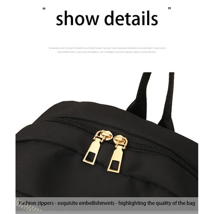 Lightweight Nylon Backpack – Women's Casual Daypack