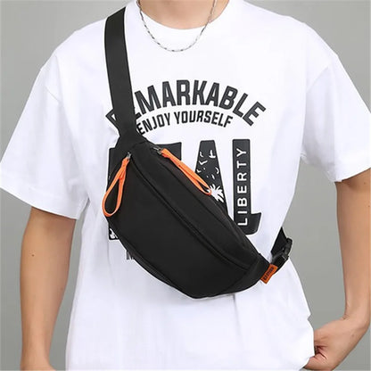 Men's Chest Bag - Compact Sports Crossbody Bag for Travel