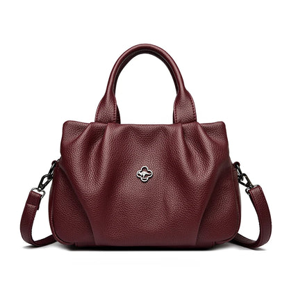 Soft PU Leather Handbag – Women's Large 3-Layer Shoulder Bag