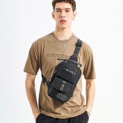 Men S Sports Cycling Shoulder Bag Leisure Outdoor Diagonal Span Large Capacity Multifunctional