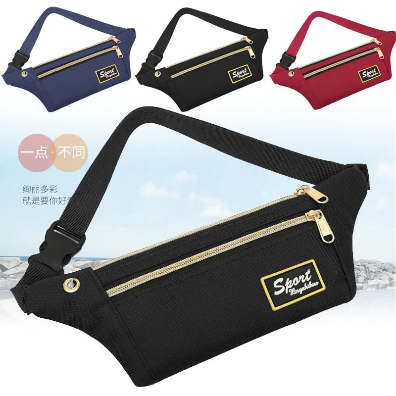 Oxford Fabric Outdoor Running Casual Sports Men S Women Universal Waist Chest Bag