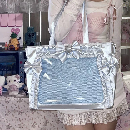 Ita Bag Transparent Window Tote for Anime & Lolita Fans