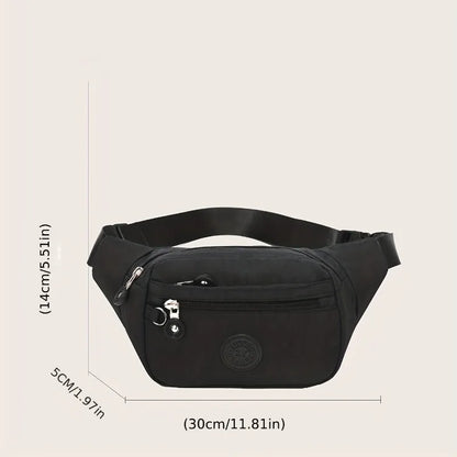 Fanny Pack Crossbody Sling Bag – Multi-Pocket Waist Purse for Women